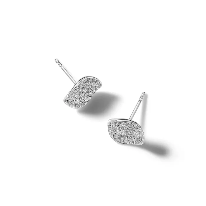 Earrings Ippolita Sterling Silver Stardust Flower Stud Earrings with Diamonds Ippolita Earrings Ippolita Sterling Silver Stardust Flower Stud Earrings with Diamonds Ippolita