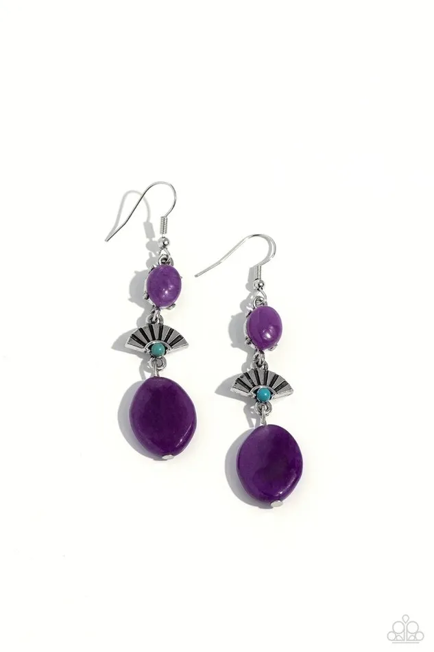 Earrings Paparazzi Earring Creative Cascade Purple Paparazzi Jewelry Earrings Paparazzi Earring Creative Cascade Purple Paparazzi Jewelry