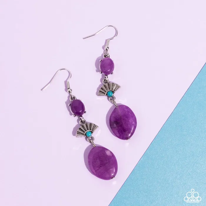 Earrings Paparazzi Earring Creative Cascade Purple Paparazzi Jewelry Earrings Paparazzi Earring Creative Cascade Purple Paparazzi Jewelry