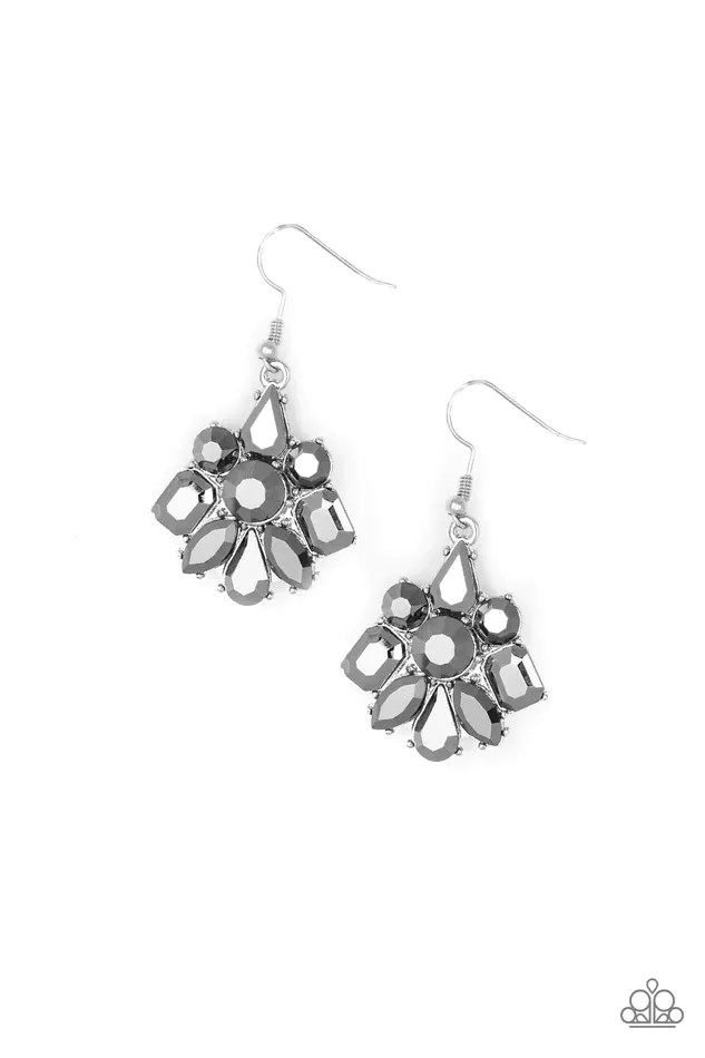 Earrings Paparazzi Earring Fiercely Famous Silver Paparazzi Jewelry