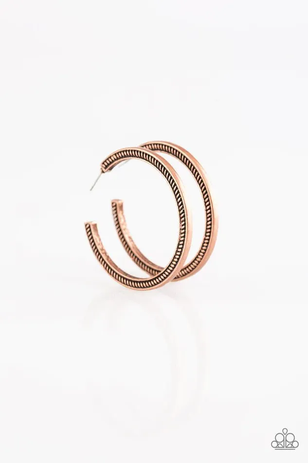 Earrings Paparazzi Earring This Is My Tribe Copper Paparazzi Jewelry