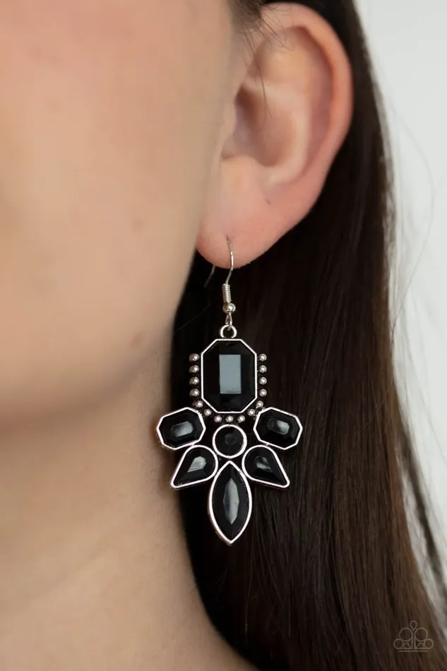 Earrings Paparazzi Earring Vacay Vixen Black Paparazzi Jewelry