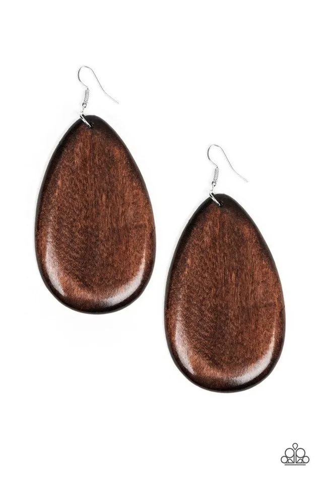 Earrings Paparazzi Jewelry Paparazzi Earring Beach Bride Brown