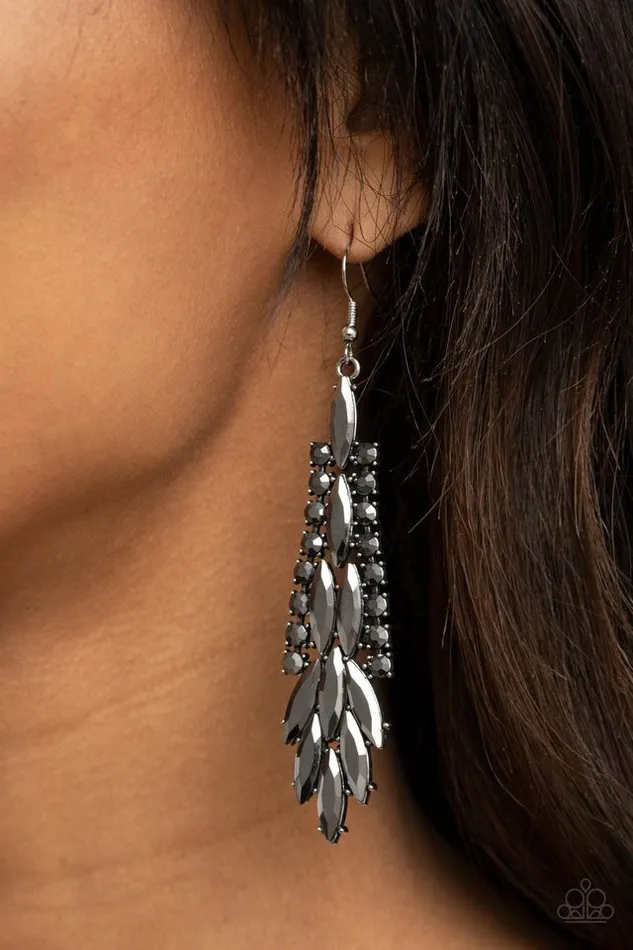 Earrings Paparazzi Jewelry Paparazzi Earring Crown Heiress Silver