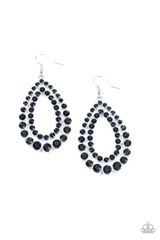 Earrings Paparazzi Jewelry Paparazzi Earring Glacial Glaze Blue Earrings Paparazzi Jewelry Paparazzi Earring Glacial Glaze Blue