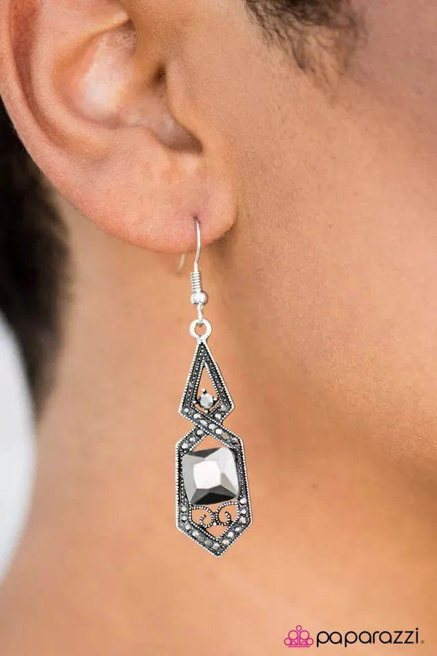 Earrings Paparazzi Jewelry Paparazzi Earring Made For The Stage Silver