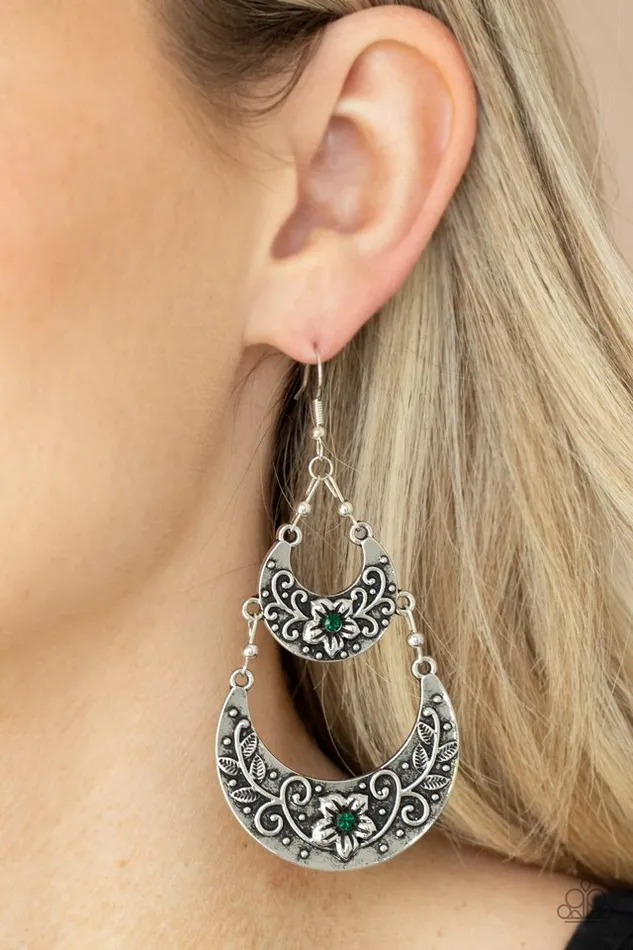 Earrings Paparazzi Jewelry Paparazzi Earring Springtime Gardens Green