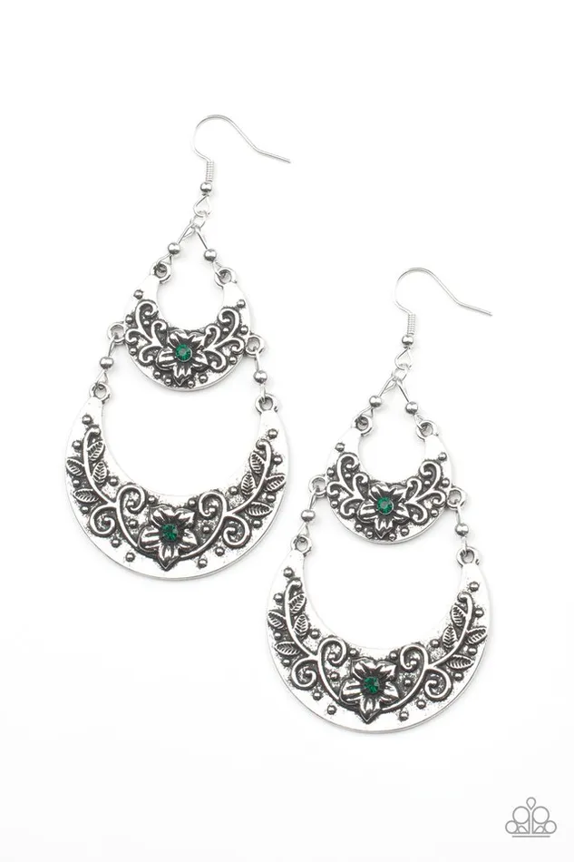 Earrings Paparazzi Jewelry Paparazzi Earring Springtime Gardens Green Earrings Paparazzi Jewelry Paparazzi Earring Springtime Gardens Green