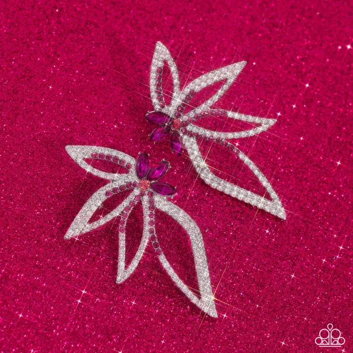 Earrings Paparazzi Jewelry Paparazzi Earring Twinkling Tulip Pink Earrings Paparazzi Jewelry Paparazzi Earring Twinkling Tulip Pink