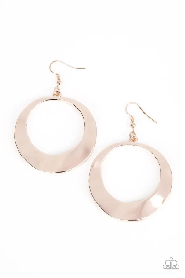 Earrings Paparazzi Jewelry Paparazzi Earring Urban Eclipse Rose Gold Earrings Paparazzi Jewelry Paparazzi Earring Urban Eclipse Rose Gold