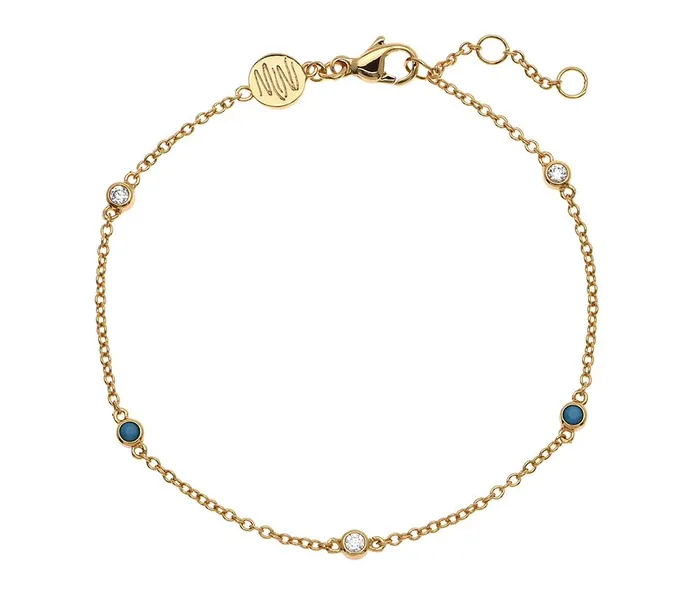 Goldbug Turquoise Scattered Sparkle Bracelet Goldbug Collection Bracelets