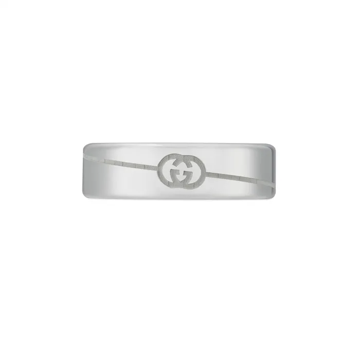 Gucci Rings Gucci Sterling Silver 6mm Tag Band Ring