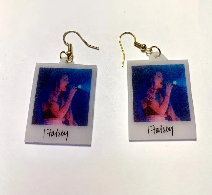 Halsey Signed Polaroid Handmade Earrings Sam Makes Things Earrings
