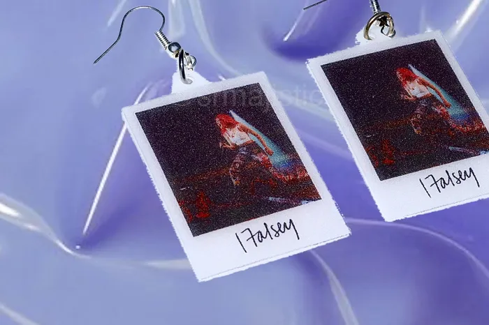 Halsey Signed Polaroid Handmade Earrings Sam Makes Things Earrings