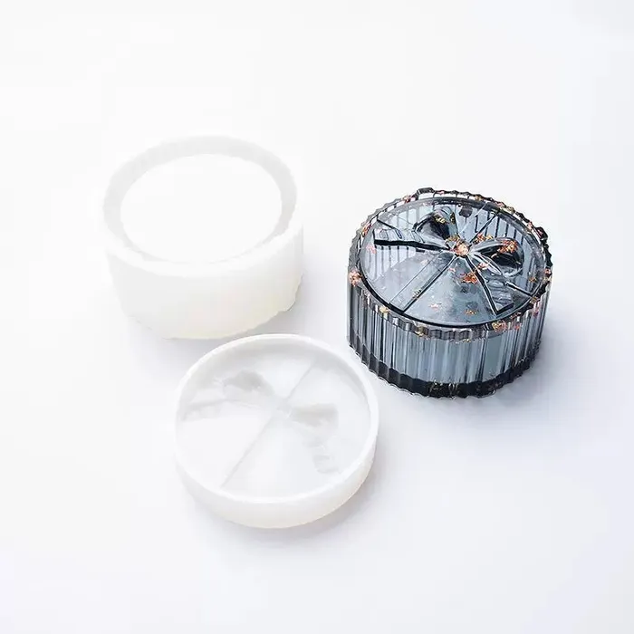 IntoResin Rings Bow Storage Box Round Oval Heart Square Resin Mold