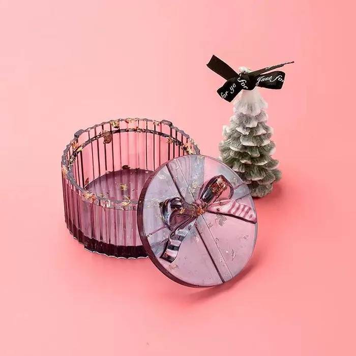 IntoResin Rings Bow Storage Box Round Oval Heart Square Resin Mold