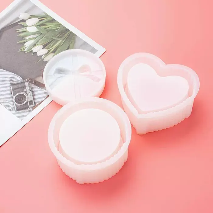 IntoResin Rings Bow Storage Box Round Oval Heart Square Resin Mold