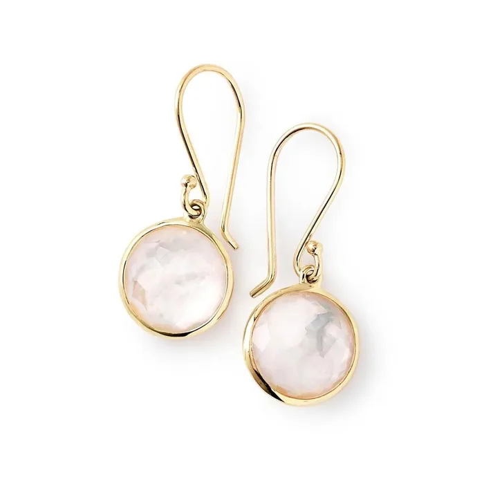 Ippolita 18K Gold Rock Candy Mini Lollipop Earrings in Mother of Pearl Doublet Ippolita Earrings Ippolita 18K Gold Rock Candy Mini Lollipop Earrings in Mother of Pearl Doublet Ippolita Earrings