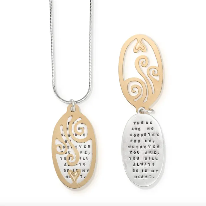 Necklaces Kathy Bransfield No Goodbyes Pendant Necklace