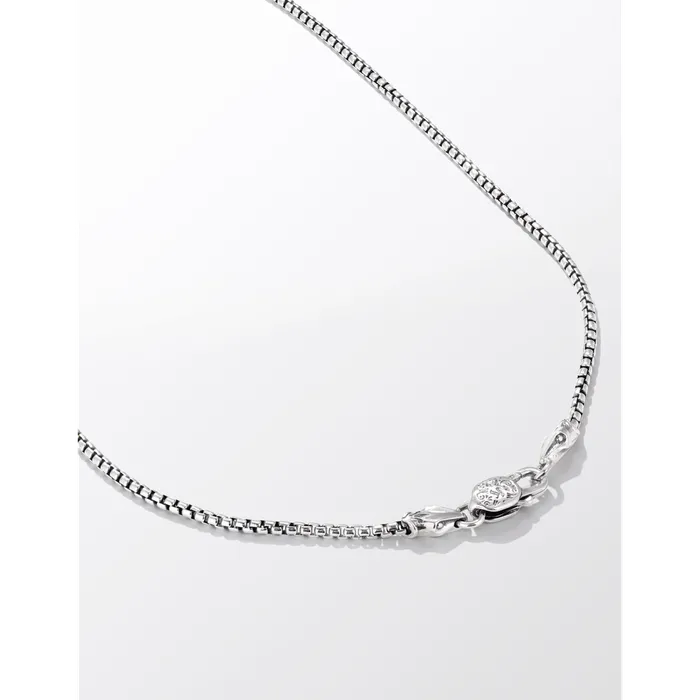 Necklaces Konstantino Konstantino Alchemy Collection Sterling Silver 26mm Box Chain Necklace Necklaces Konstantino Konstantino Alchemy Collection Sterling Silver 26mm Box Chain Necklace