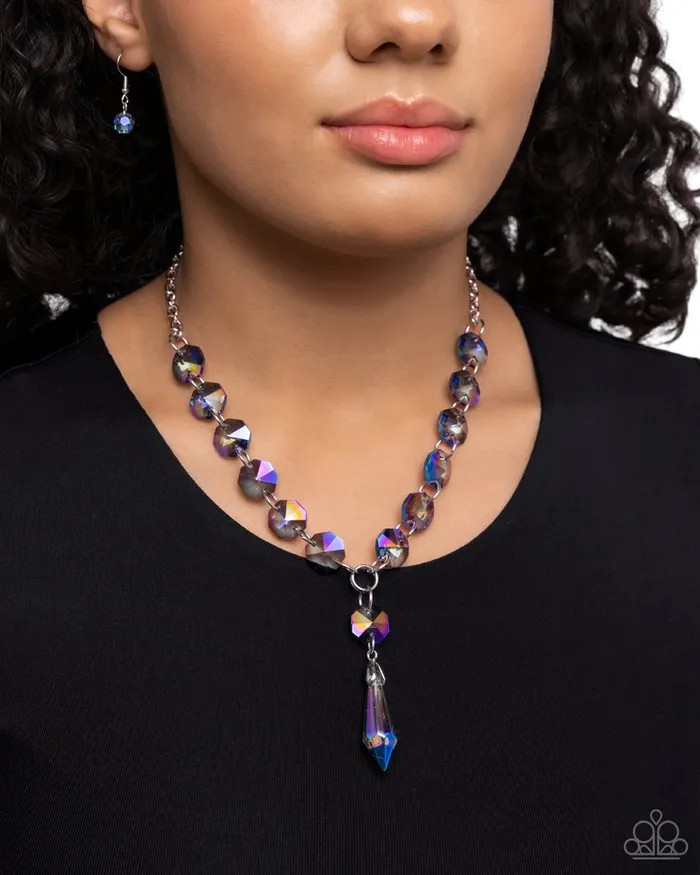 Necklaces Paparazzi Jewelry Paparazzi Necklace Celestial Class Blue