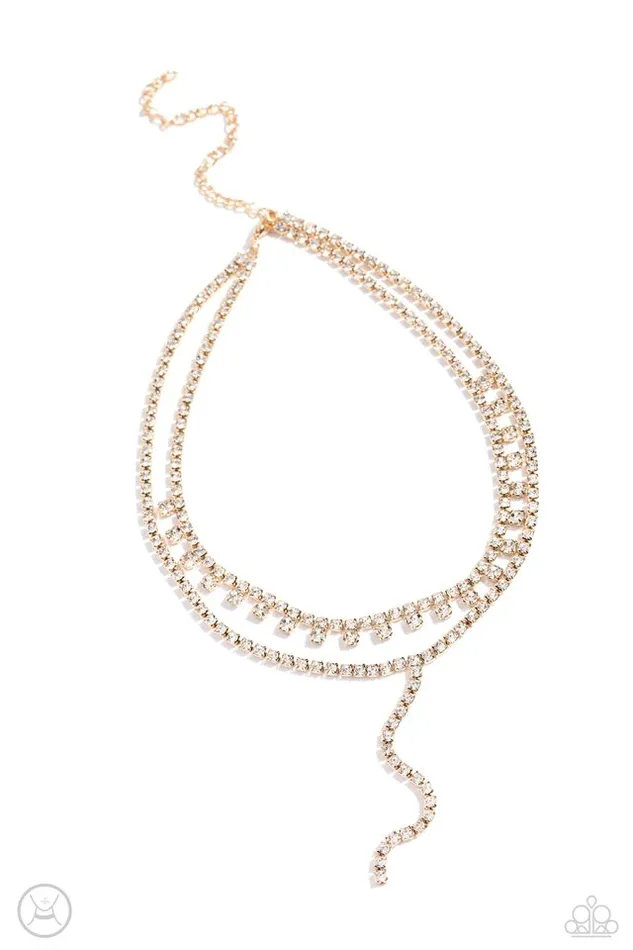 Necklaces Paparazzi Jewelry Paparazzi Necklace Champagne Night Gold Necklaces Paparazzi Jewelry Paparazzi Necklace Champagne Night Gold