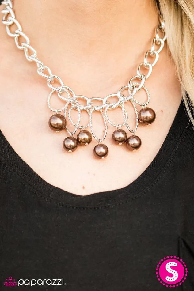 Necklaces Paparazzi Jewelry Paparazzi Necklace Classic Girl Brown