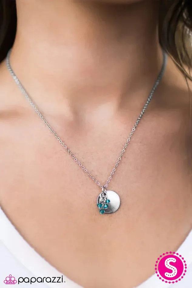 Necklaces Paparazzi Jewelry Paparazzi Necklace Cool Under Pressure Blue