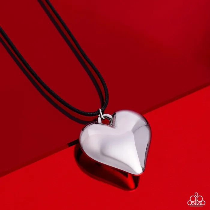 Necklaces Paparazzi Jewelry Paparazzi Necklace CORDED Love Black Necklaces Paparazzi Jewelry Paparazzi Necklace CORDED Love Black