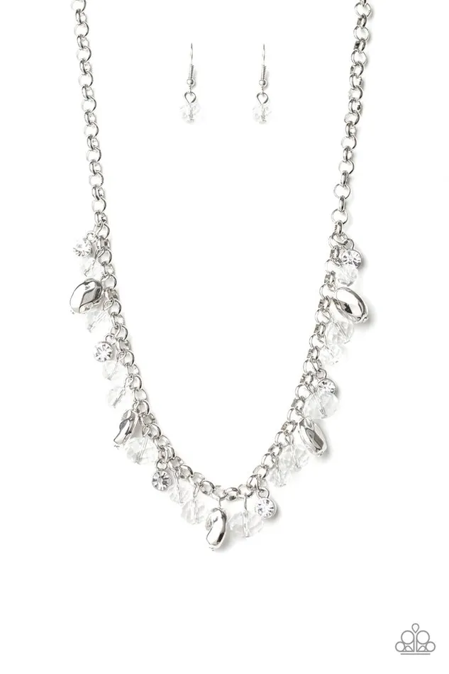 Necklaces Paparazzi Jewelry Paparazzi Necklace Downstage Dazzle White Necklaces Paparazzi Jewelry Paparazzi Necklace Downstage Dazzle White