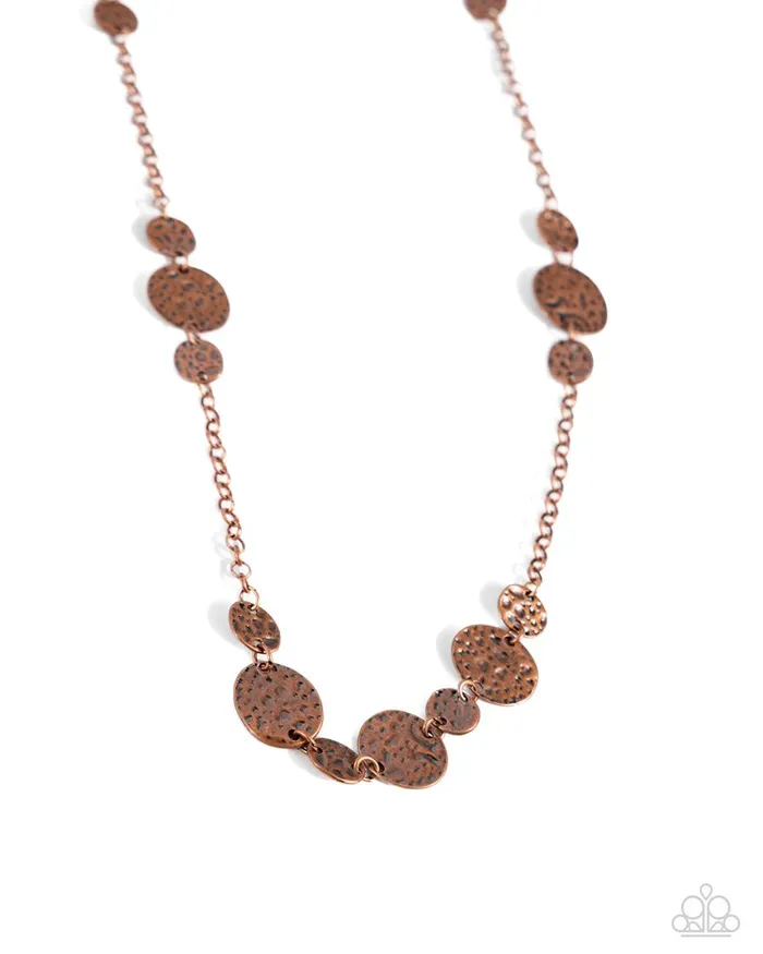 Necklaces Paparazzi Jewelry Paparazzi Necklace Elongated Elegance Copper Necklaces Paparazzi Jewelry Paparazzi Necklace Elongated Elegance Copper