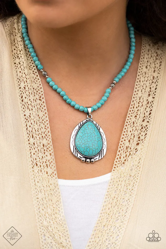 Necklaces Paparazzi Jewelry Paparazzi Necklace Fashion Fix Feb 2021 Evolution Blue