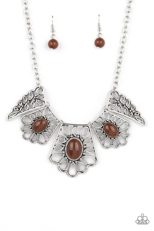 Necklaces Paparazzi Jewelry Paparazzi Necklace Glimmering Groves Brown Necklaces Paparazzi Jewelry Paparazzi Necklace Glimmering Groves Brown