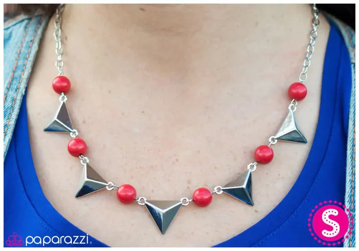 Necklaces Paparazzi Jewelry Paparazzi Necklace Hitting A High Point Red