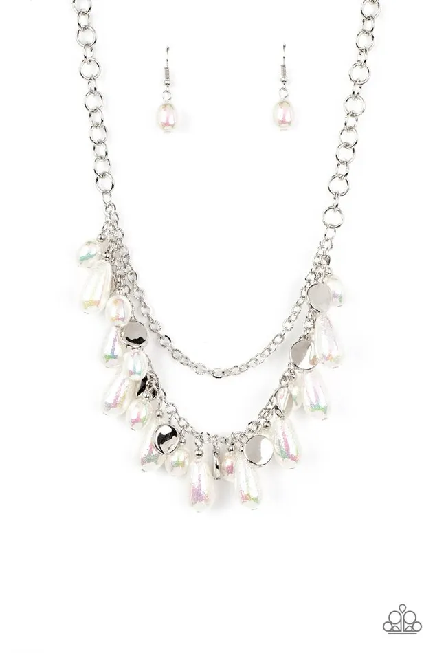 Necklaces Paparazzi Jewelry Paparazzi Necklace Interstellar Serenity White Necklaces Paparazzi Jewelry Paparazzi Necklace Interstellar Serenity White