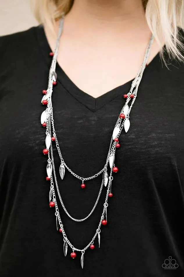 Necklaces Paparazzi Jewelry Paparazzi Necklace Keep It Sassy Red
