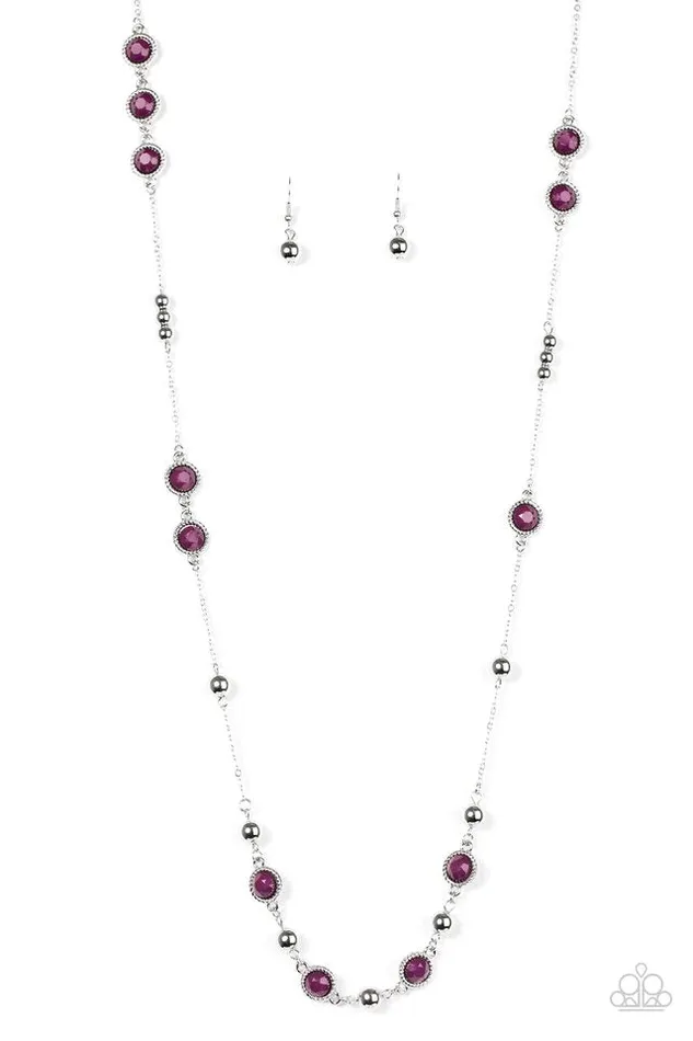 Necklaces Paparazzi Jewelry Paparazzi Necklace Make A Scene Purple