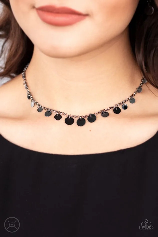 Necklaces Paparazzi Jewelry Paparazzi Necklace Minimal Magic Black