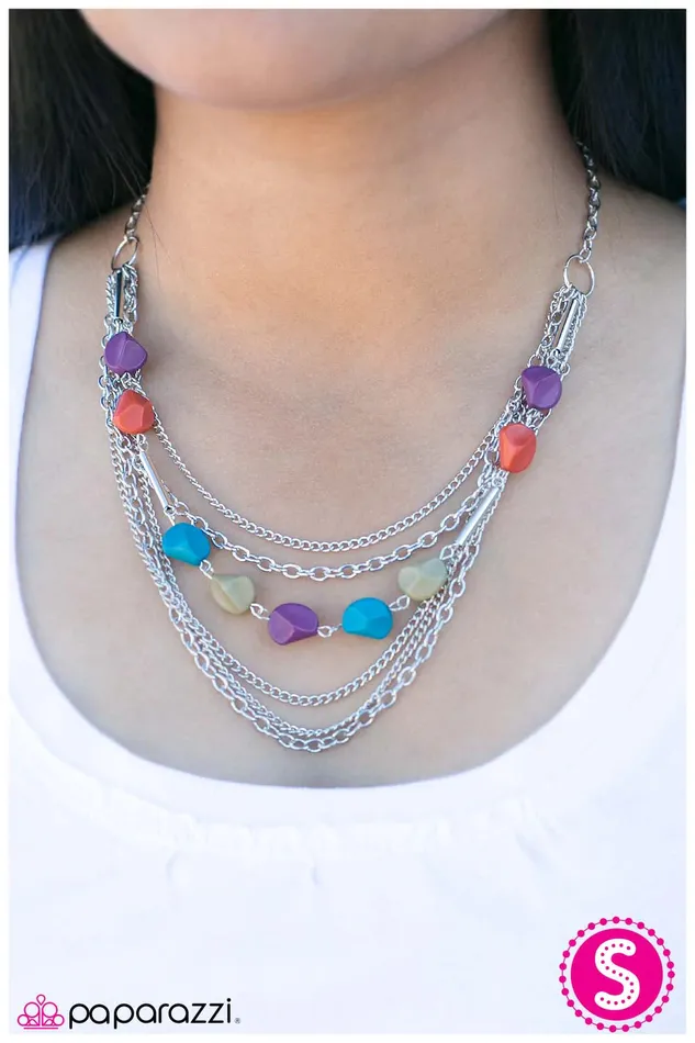 Necklaces Paparazzi Jewelry Paparazzi Necklace Rock Paper Scissors Multi
