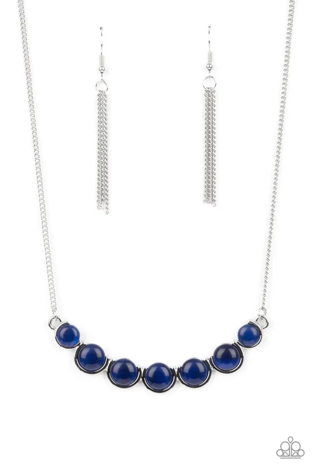Necklaces Paparazzi Jewelry Paparazzi Necklace Serenely Scalloped Blue Necklaces Paparazzi Jewelry Paparazzi Necklace Serenely Scalloped Blue