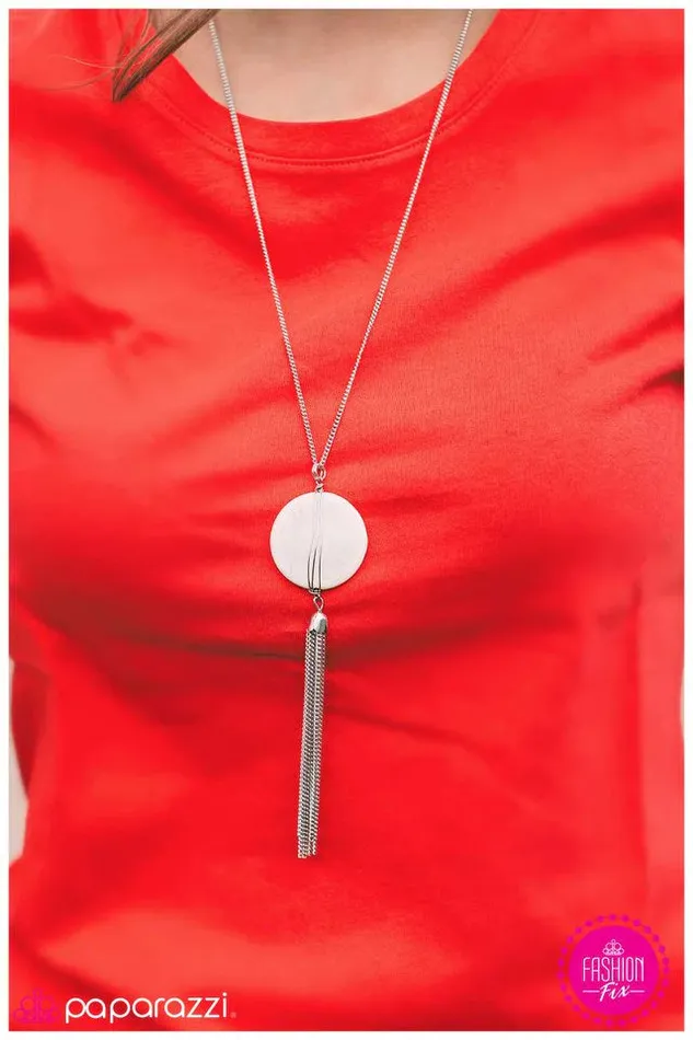 Necklaces Paparazzi Jewelry Paparazzi Necklace Sink Like A Stone White