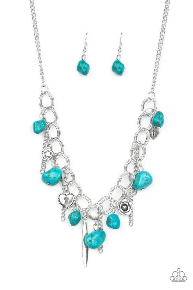 Necklaces Paparazzi Jewelry Paparazzi Necklace Southern Sweetheart Blue Necklaces Paparazzi Jewelry Paparazzi Necklace Southern Sweetheart Blue