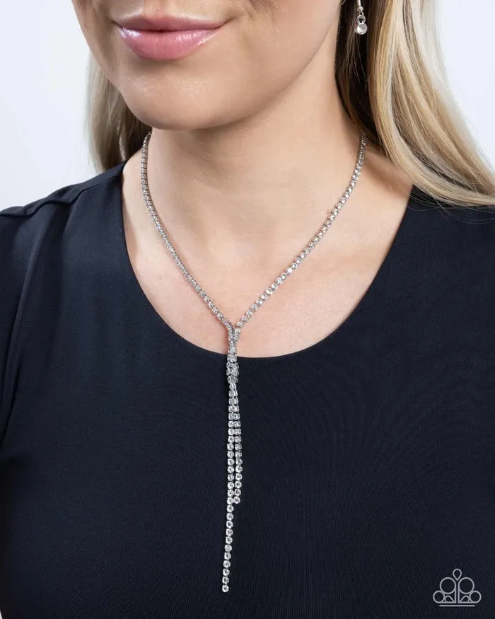Necklaces Paparazzi Jewelry Paparazzi Necklace Timeless Team White