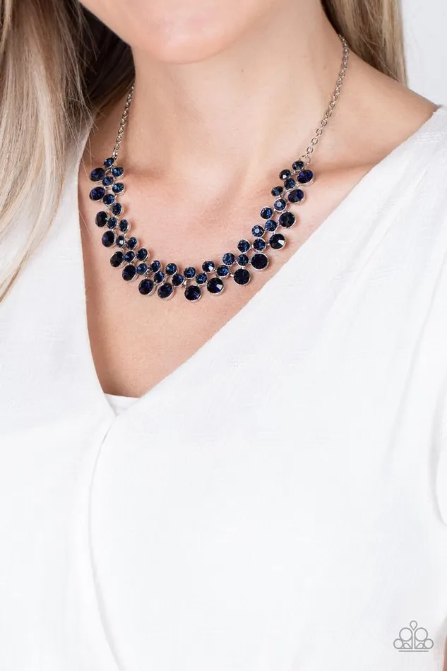 Necklaces Paparazzi Jewelry Paparazzi Necklace Won The Lottery Blue