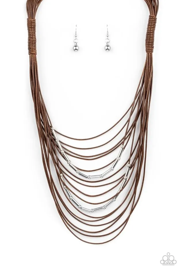 Necklaces Paparazzi Necklace Nice CORDination Brown Paparazzi Jewelry Necklaces Paparazzi Necklace Nice CORDination Brown Paparazzi Jewelry