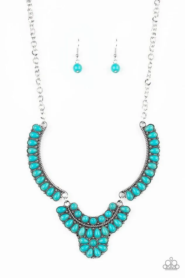 Necklaces Paparazzi Necklace Omega Oasis Blue Paparazzi Jewelry