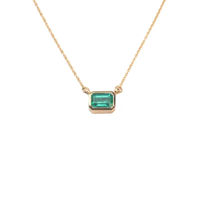 Necklaces RG 14k Emerald Hera Necklace