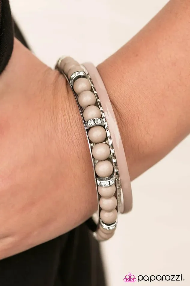 Paparazzi Bracelet A Royal Tease Brown Paparazzi Jewelry Bracelets