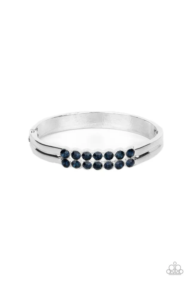 Paparazzi Bracelet Doubled Down Dazzle Blue Paparazzi Jewelry Bracelets Paparazzi Bracelet Doubled Down Dazzle Blue Paparazzi Jewelry Bracelets