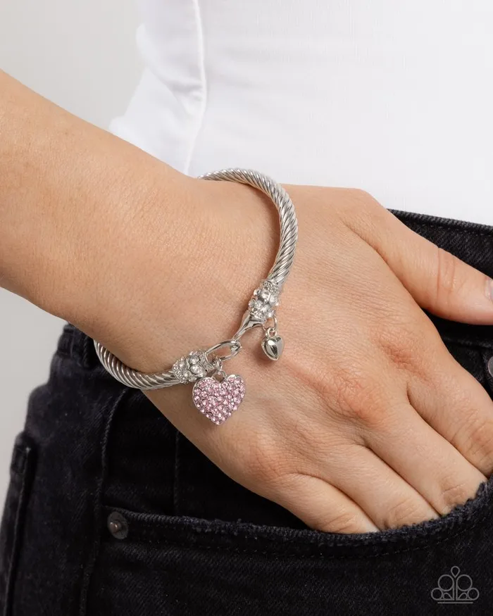 Paparazzi Bracelet Heart Hour Pink Paparazzi Jewelry Bracelets